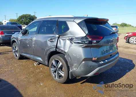 2021 Nissan Rogue Sl Fwd из США, поврежденный, VIN 5N1AT3CA6MC769443